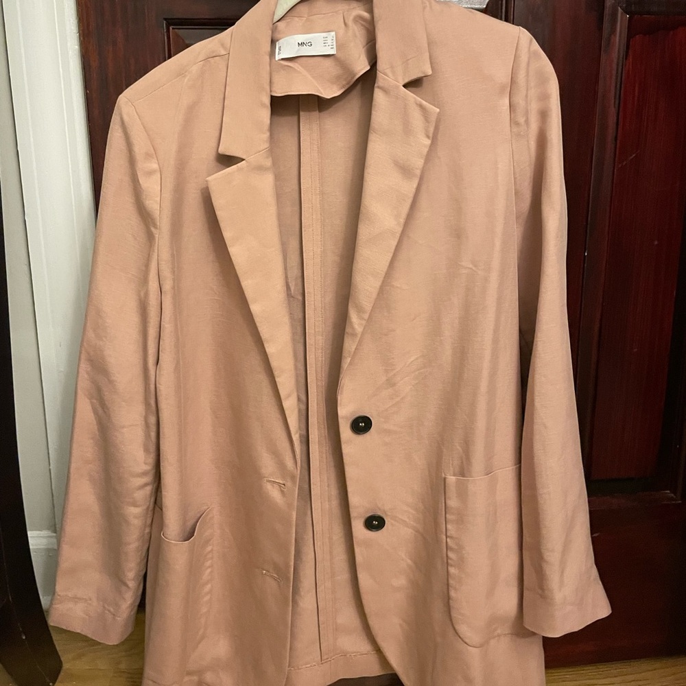 Soft pink blazer